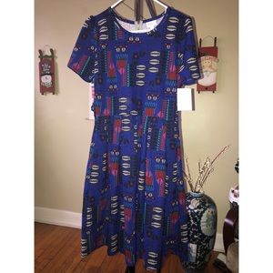 Print Lularoe Amelia Dress